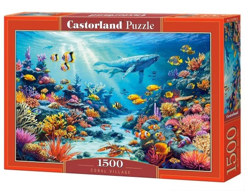 Puzzle 1500 Coral Vilage CASTOR, Castorland