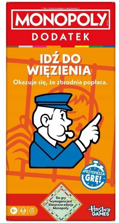 Monopoly Idź do więzienia - dodatek, HASBRO