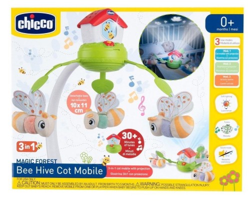 Karuzela na łóżeczko pszczółki 3w1, Chicco