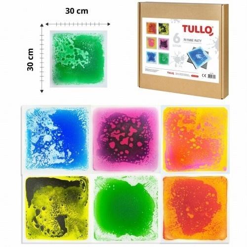 Ścieżka sensoryczna 30x30cm 6szt, Tullo