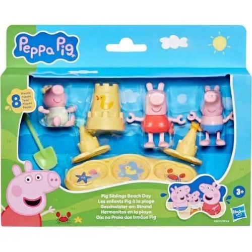 Świnka Peppa - Rodzeństwo na plaży, HASBRO