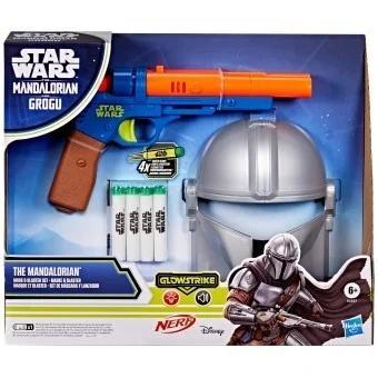 Star Wars - Mandalorianian maska + blaster, HASBRO