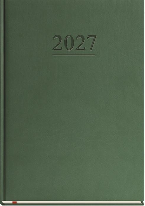 Terminarz 2027 B5 tygodniowy klasyczny zieleń