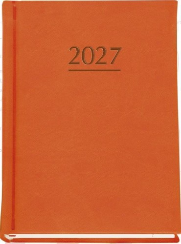 Terminarz 2027 B6 Marta pomarańczowy