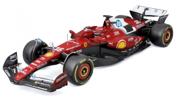 Ferrari Formula With Helmet & Plastic Stand SF-25