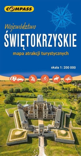 Mapa atrakcji turysty. - Świętokrzyskie 1:200 000