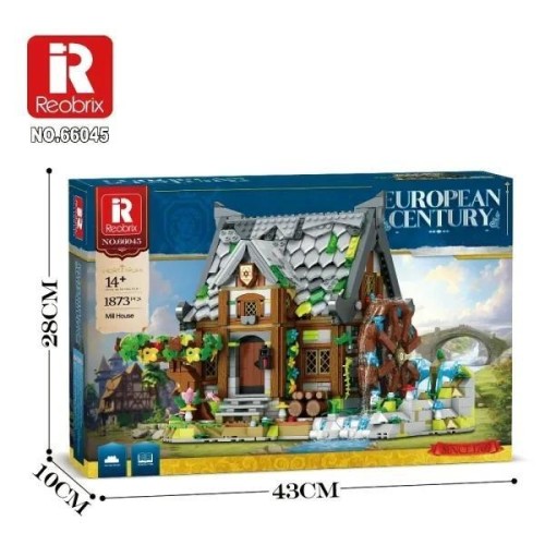 Klocki Medieval Mill 1873el, Reobrix