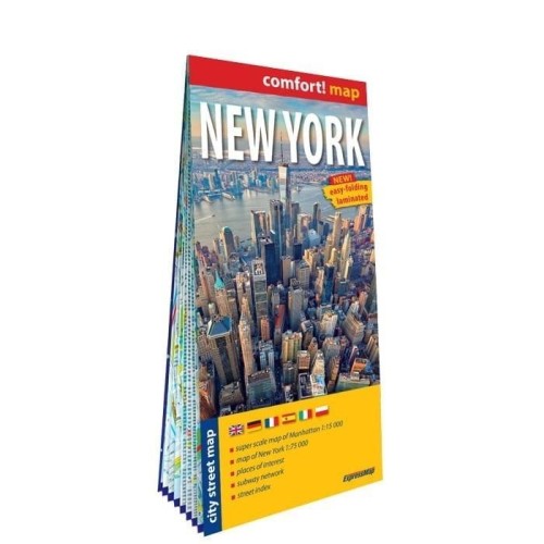Comfort! map Nowy Jork lam. w.2025, praca zbiorowa