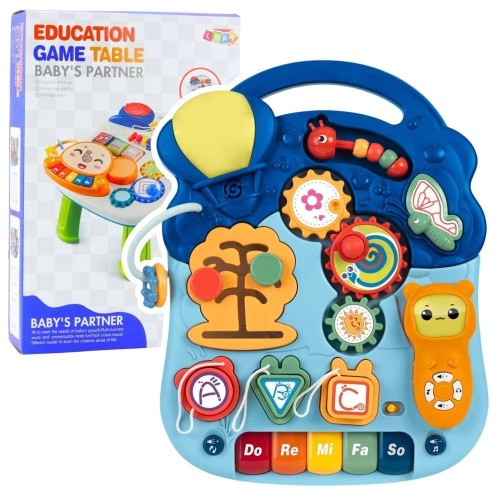 Stolik interaktywny edu światło i dźwięk, Leantoys