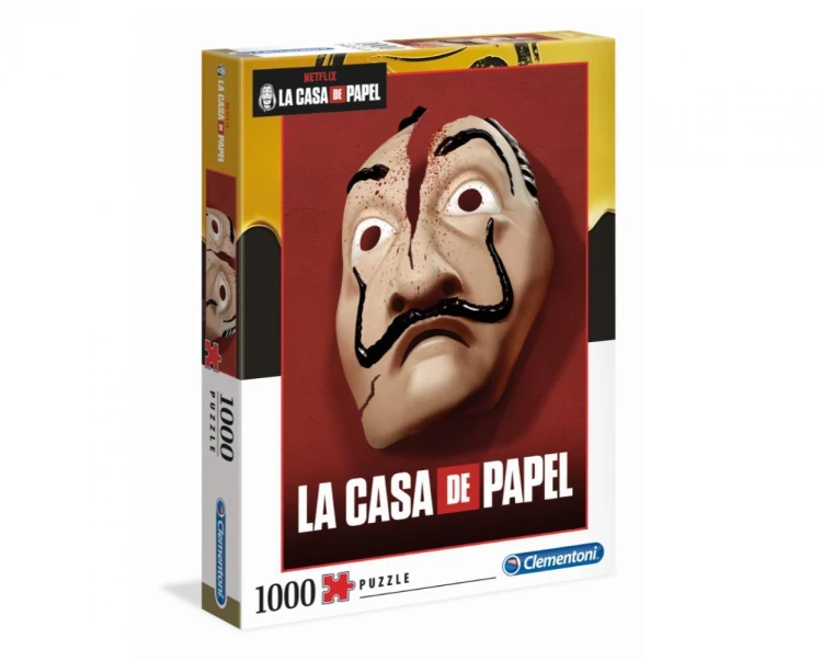 Puzzle 1000 La Casa de Papel Netflix 3, Clementoni