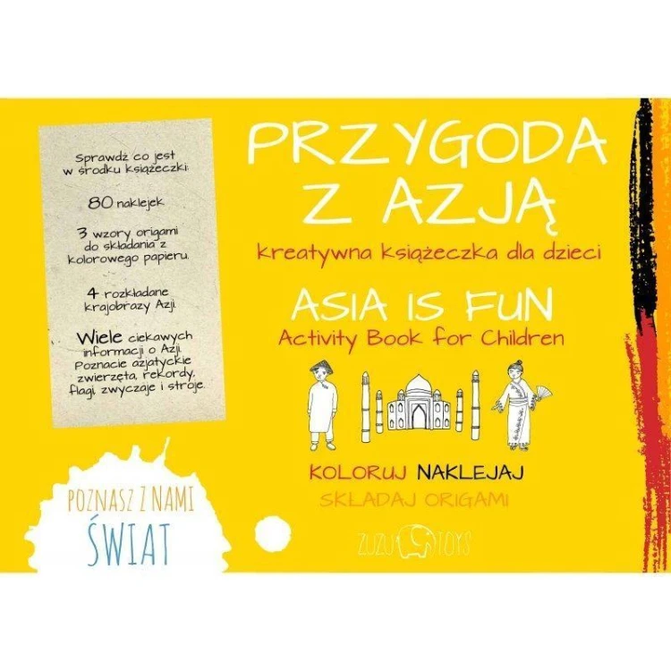 Przygoda z Azją - kreatywna książeczka