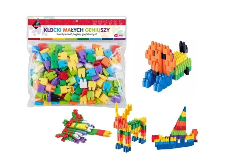 Klocki - puzzle 160 elementów, Askato